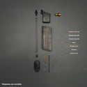 Tokyo Marui FN57 Magazine Rebuild Kit - Color-Coded O-Ring Replacement Kit for Green Gas GBB Pistols