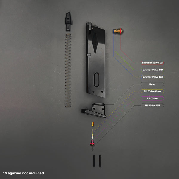 WE M-92 O-Ring Replacement kit for Green Gas style airsoft magazine