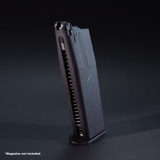Front view of KJW CZ75 KP-09 green gas airsoft magazine