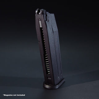 Front view of KJW CZ75 P-09 green gas magazine
