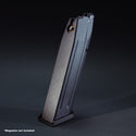 Rear view of KJW CZ75 P-09 GBB magazine