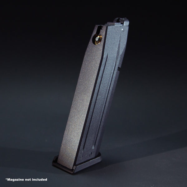 Rear view of KJW CZ75 P-09 GBB magazine
