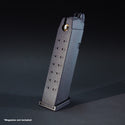 Rear view of KJW KP-13 GBB airsoft magazine