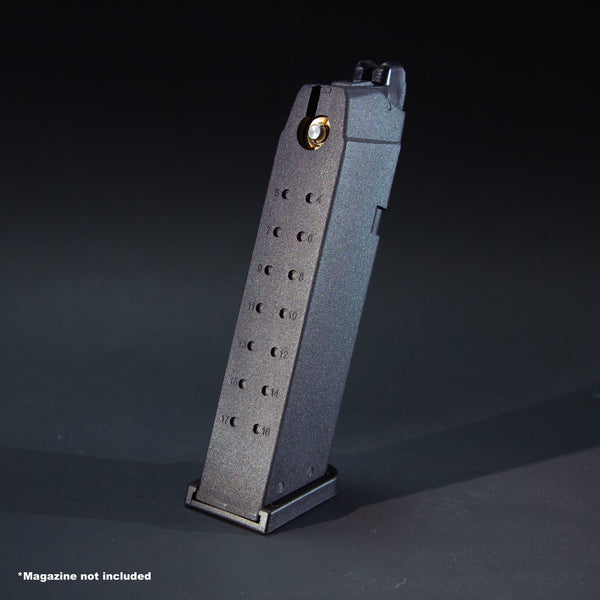 Rear view of KJW KP-13 GBB airsoft magazine