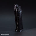 Front view of KJW P226 green gas magazine for O-ring replacement