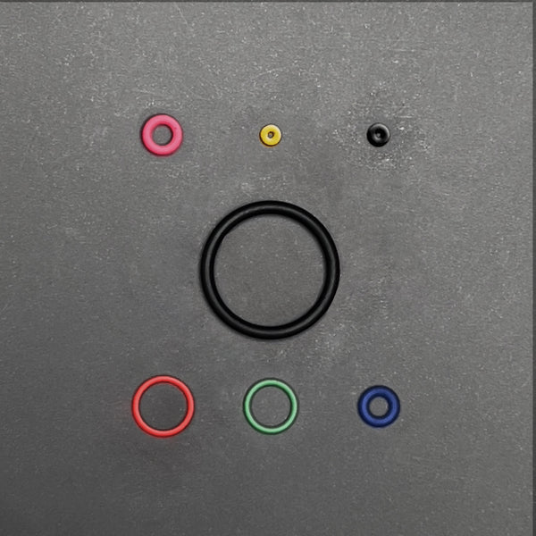 Complete color-coded O-ring kit for KJW P226 / KP-01 green gas magazines