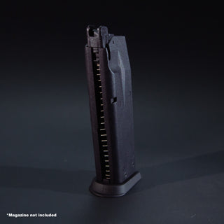 Front view of KJW P229 KP-02 green gas airsoft magazine