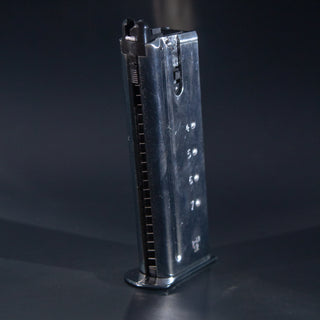 Front view of Tokyo Marui Desert Eagle green gas airsoft magazine
