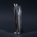 Front view of Tokyo Marui M&P9 green gas airsoft magazine