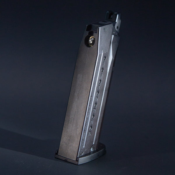 Rear view of Tokyo Marui M&P9 GBB magazine