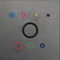 Color-coded O-rings included in the Tokyo Marui P226 E2 rebuild kit