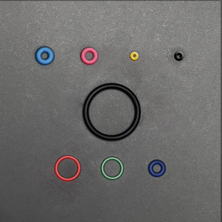 Color-coded O-rings included in the Tokyo Marui P226 E2 rebuild kit
