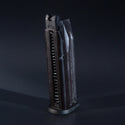 Front view of Tokyo Marui PX4 green gas airsoft magazine