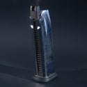 Front view of Tokyo Marui XDM40 green gas airsoft magazine