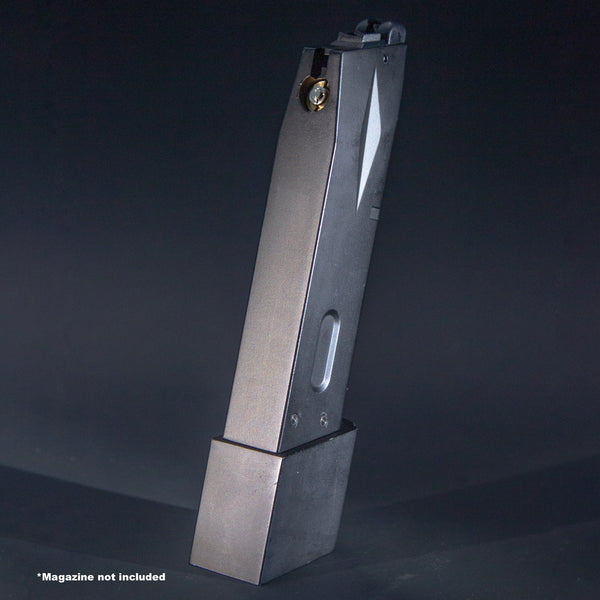 Rear view of WE Biohazard airsoft magazine