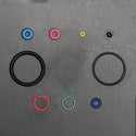 Color-coded O-ring kit for WE Biohazard/Burton magazine