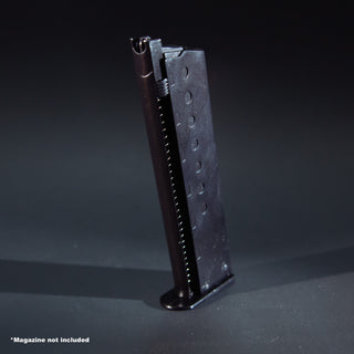 Front view of WE P38 green gas airsoft GBB magazine