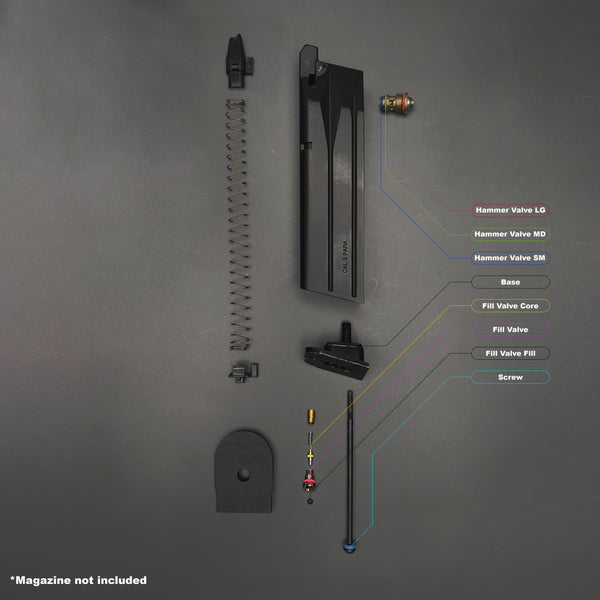 WE Bulldog / PX4 O-Ring Replacement kit for Green Gas airsoft magazine