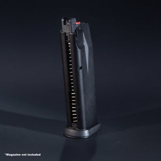 Front view of Cybergun SW Series and AW Custom SW Series green gas magazine