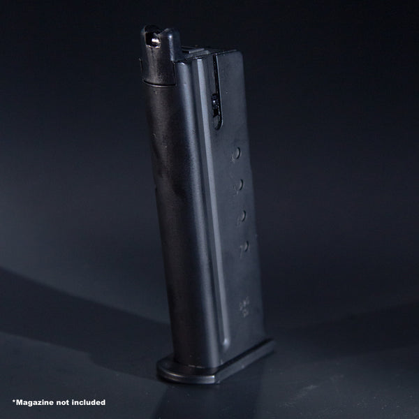 Front view of Desert Eagle green gas magazine for AW Custom, WE Tech, and Cybergun models