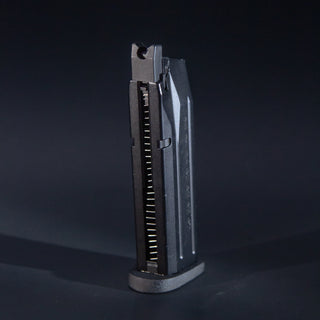 Front view of WE Big Bird green gas airsoft magazine