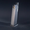 Rear view of WE Big Bird green gas airsoft magazine