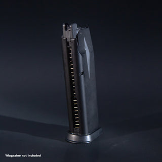 Front view of WE F228 green gas airsoft magazine