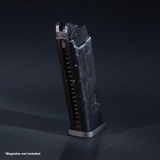 Front view of WE G17 green gas airsoft magazine