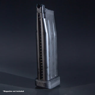 Front view of WE Hi-Capa 5.1 green gas airsoft magazine