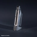 Front view of WE Little Bird green gas airsoft magazine