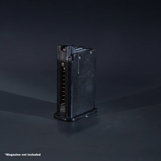 Front view of WE M712 green gas airsoft magazine