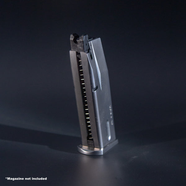 Front view of WE M92 Mini green gas airsoft magazine