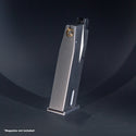 Rear view of WE M92 Mini green gas airsoft magazine